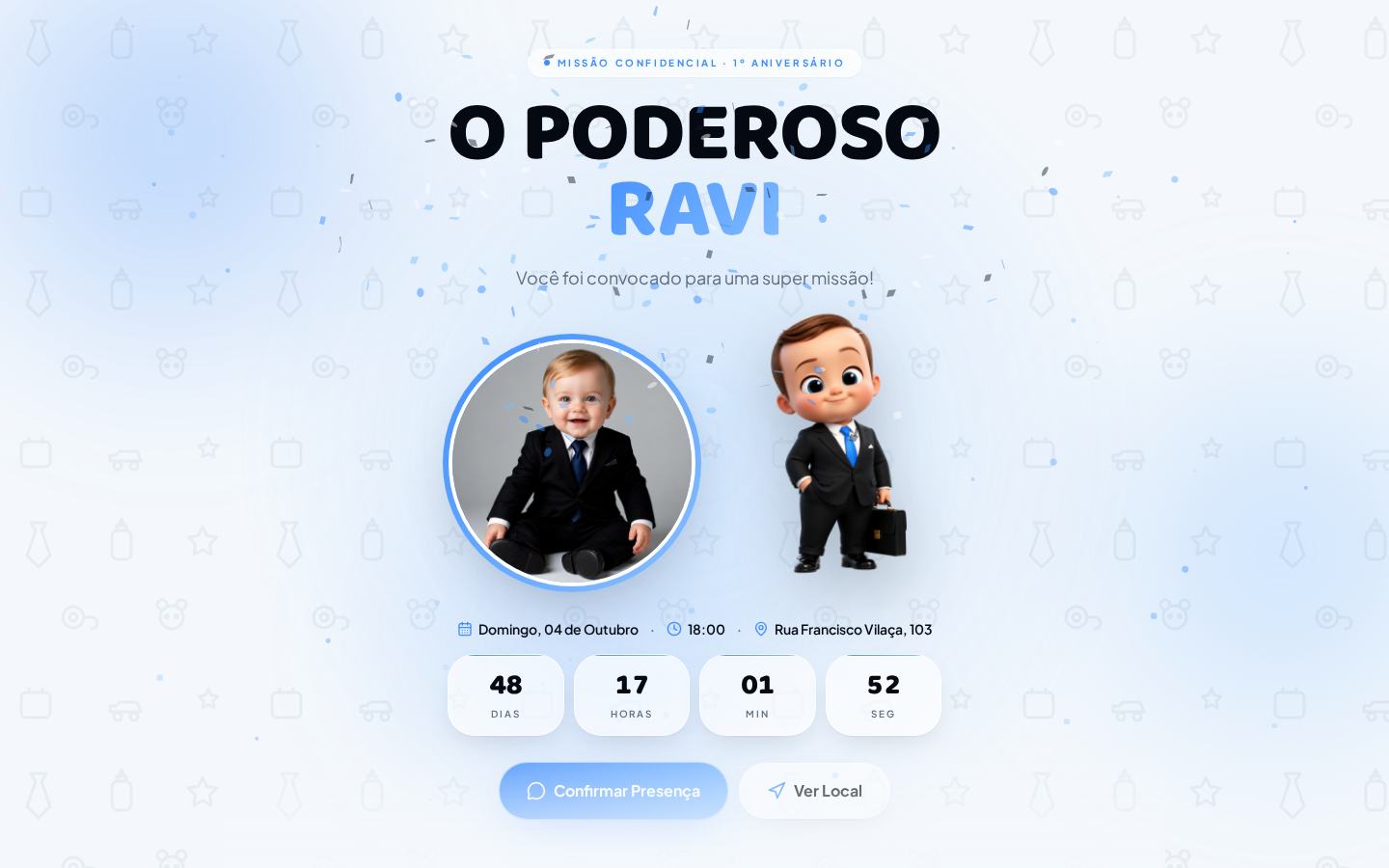 Captura de tela do projeto O Poderoso Ravi